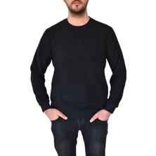 Naykı Erkek Büyük Beden Sıfır Yaka Sweatshirt 2268-BTL  BGL-ST02355