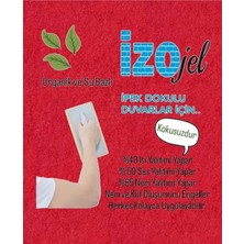 Izojel Organik Ipek Sıva - IZO-005 Kırmızı -Dekoratif Yalıtım Sıvası - Ses & Isı & Nem Yalıtımı