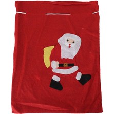 Pandoli Noel Baba Figürlü Yılbaşı Çuvalı 30X40 cm