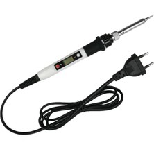 Electrimax 80W Dijital LCD Ekranlı Isı Ayarlı Havya Lehim Makinesi Digital Soldering Iron Için Seramik Isıtıcı