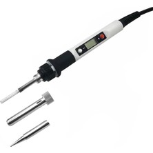 Electrimax 80W Dijital LCD Ekranlı Isı Ayarlı Havya Lehim Makinesi Digital Soldering Iron Için Seramik Isıtıcı