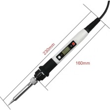 Electrimax 80W Dijital LCD Ekranlı Isı Ayarlı Havya Lehim Makinesi Digital Soldering Iron Için Seramik Isıtıcı