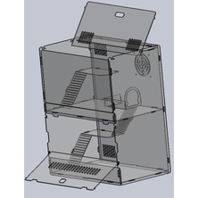 Pusula Lazer Market Hamster Kafesi Özel Tasarım Çift Kat Demonte Gelmektedir  Içindeki Ürünler Dahil Değildir