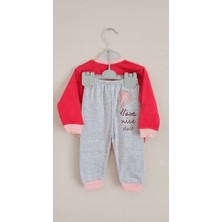 Biberon Baby Kız Bebek Uçan Balon Desenli Alt Üst Pijama Takımı Eşofman