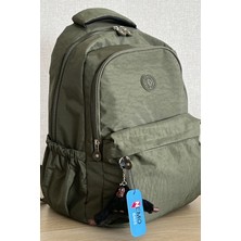 Nemo Bags Okul Çantası Siyah Büyük BoySu Geçirmez Kumaş Laptop Bölmeli Seyahat Çantası 45X30X15CM
