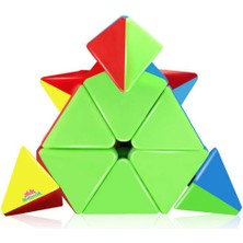 Hediyecik Qiyi Qiming S2 Pyraminx Zeka Küpü Rübik Küp Yapışkansız