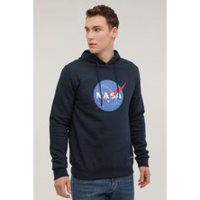 Lumberjack 2W M-Nasa Logo Hoodıe 2Pr Lacivert Erkek Sweatshirt 101180940