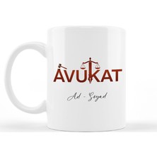 Hediyemyum Avukat Kişiye Özel Isim Baskılı Kupa - Çift Taraflı Baskı -  Kupa