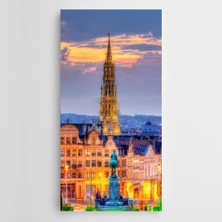 Dekolata Brüksel Panoramik Kanvas Tablo