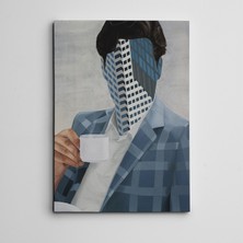 Dekolata Pahalı Bir Hapishane Mini Kanvas Tablo