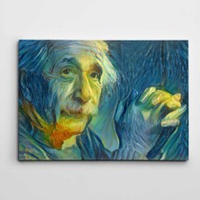 Dekolata Einstein Modern Sanat Kanvas Tablo