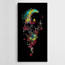 Dekolata Renkli Kuru Kafa Panoramik Kanvas Tablo