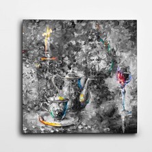 Dekolata Dekoratif Kare Kanvas Tablo