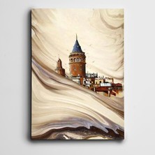 Dekolata Galata Kulesi Mini Kanvas Tablo