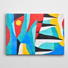 Dekolata Desenler Dekoratif Soyut Kanvas Tablo