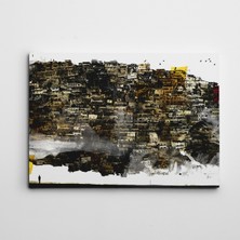 Dekolata Eski Bir Şehir  Mini Kanvas Tablo