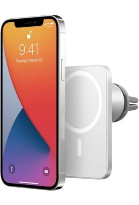 Madepazar 15W Kablosuz Manyetik Araba Için Apple iPhone Uyumlu Şarj Cihazı