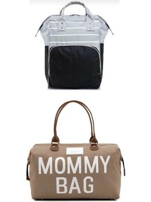 Lui Tasarım Anne Bebek Bakım Sırt Çantası ve Mommy Bag Anne Bebek Çantası