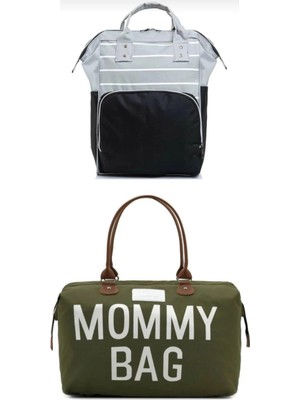 Lui Tasarım Anne Bebek Bakım Sırt Çantası ve Mommy Bag Anne Bebek Çantası