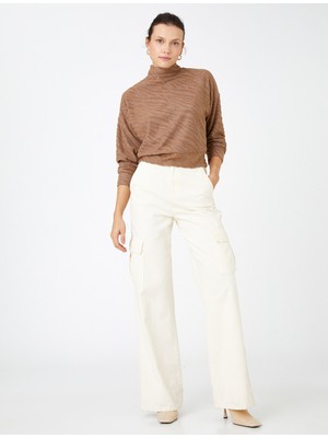 Koton Balıkçı Yaka Sweatshirt