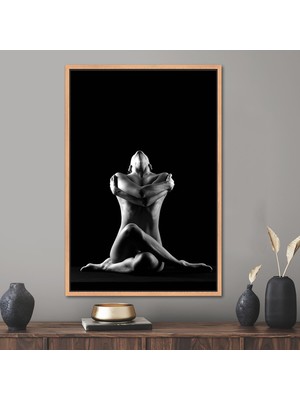 Kayra Export 1 Parça Naturel Çerçeveli Kanvas Tablo   Baskılı  Hediye Kanvas   Kanvas Dekor