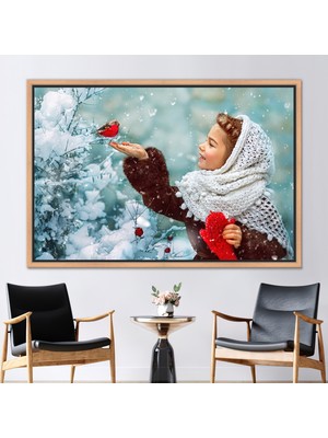 Kayra Export 1 Parça Naturel Çerçeveli Kanvas Tablo Manzara Sanat Eseri Görüntüleme Kanvas Modern Kanvas Dekor