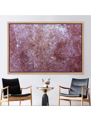 Kayra Export 1 Parça Naturel Çerçeveli Kanvas Tablo Taş Hediye Kanvas Çağdaş Kanvas Dekor Modern Kanvas