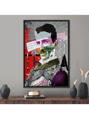 Kayra Export 1 Parça Siyah Çerçeveli Kanvas Tablo Grafiti Posteri Sokak Kanvas Baskı