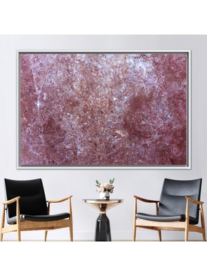 Kayra Export 1 Parça Beyaz Çerçeveli Kanvas Tablo Taş Duvar Süsü Alkol Mürekkebi Sanat Eseri