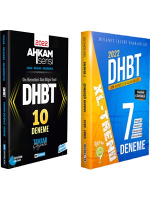 Ddy Yayınları Ddy YAYINLARI Dhbt Tüm Adaylar 2'li Deneme Seti