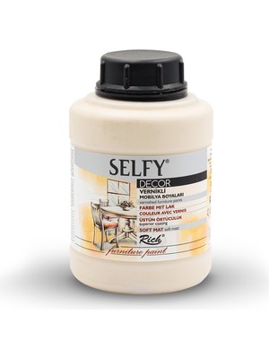 Rich Selfy Decor Vernikli Mobilya Boyası 1250 cc 09601 Dantel