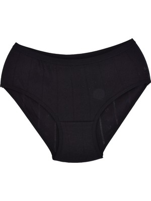 Pemilo Kadın 950 Jakarlı Büyük Beden Külot Siyah