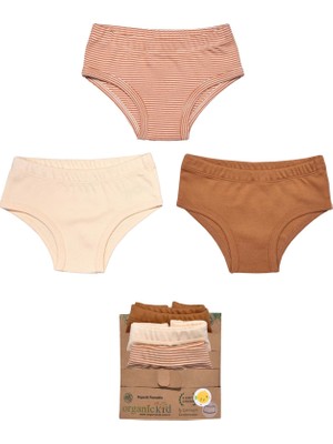 Organickid Slip Kız Çocuk 3 Lü Set