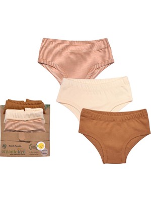 Organickid Slip Kız Çocuk 3 Lü Set