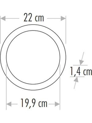 Viralighting Cata 18w Slim Panel  Ct-5169