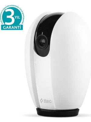 Ttec Wizi Pro Full Hd 360 Derece Tak Çalıştır Wi-Fi Akıllı  Kamera