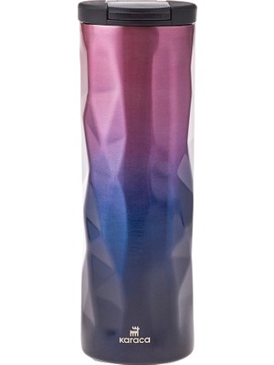 Karaca Diamond Serisi 500 ml Çelik Pop Up Kapaklı Taşınabilir Ergonomik İçecek Termosu