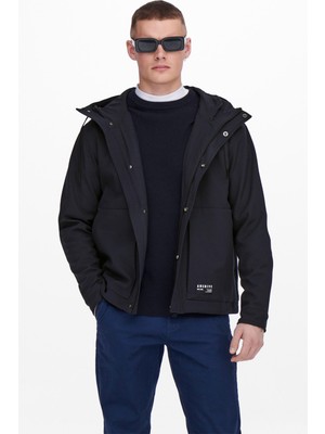 Only & Sons Regular Fit Softshell Kapüşonlu Onsaslan Mont Erkek Mont 22022597