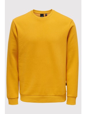 Only & Sons Onsceres Pamuklu Regular Fit Bisiklet Yaka Sweat Erkek Sweat 22018683
