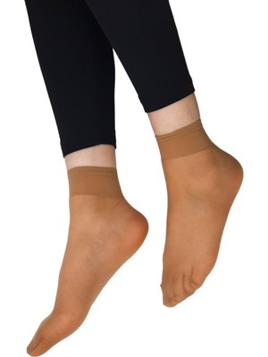 Black Arden Socks Kadın Fantazy Tek Çift Tenrengi Desenli 36-41 Numara Ince Kısa Çorap BT-0690
