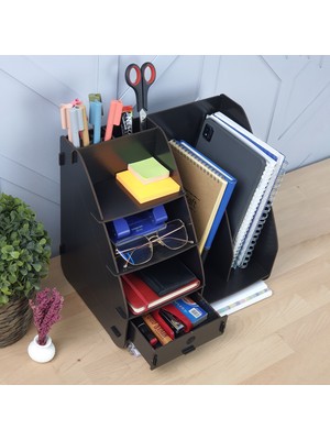 Design Otto Focus Modest Çekmeceli A4 Evrak Rafı Masaüstü Organizer