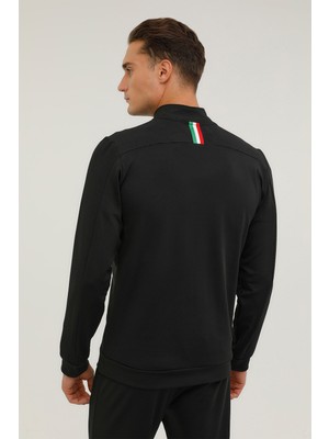Lumberjack M-SD1180 Forge Track Top Siyah Erkek Eşofman Üstü