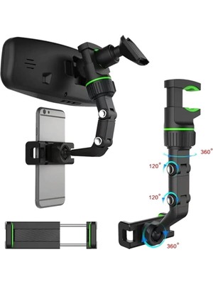 Mrkay Dikiz Aynası Telefon Tutucu,masaüstü, Koltuk Arkası Telefon Tutacağı Car Holder