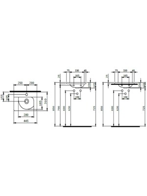 Bocchi Taormina Arch 45 cm Lavabo Mat Beyaz 1015-002-0126