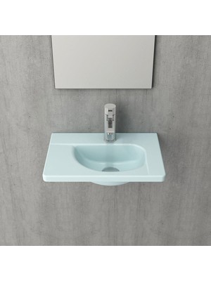 Bocchi Taormina Arch 45 cm Lavabo Mat Buz Mavi 1015-029-0126