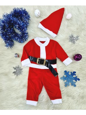 Çocuklar Için Noel Baba Kostümü, Yılbaşı Çocuk Kıyafeti, Yeni Yıl Bebek Kostümü, Yılbaşı Kostümü