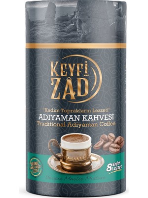 Keyfizad Adıyaman Kahvesi 8 Enfes Lezzet Silindir Kutu 250 gr (YUMUŞAK İÇİM)