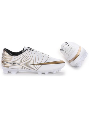 Kiko Kids Krampon Erkek Çocuk Futbol Ayakkabısı Mikrofiber Dış Materyal ile 4 Mevsim Kullanım