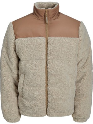 Jack & Jones Jorchili Teddy Puffer Collar Erkek Mont