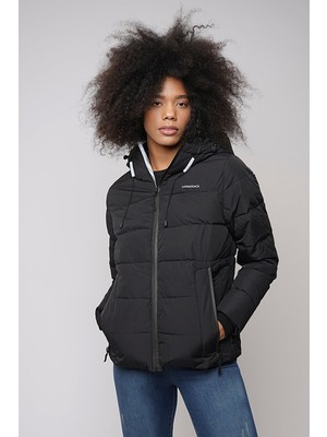 Lumberjack 2W W-SN31 Apreski Coat 2pr Kisa Kaban (Siyah-Kırmızı)